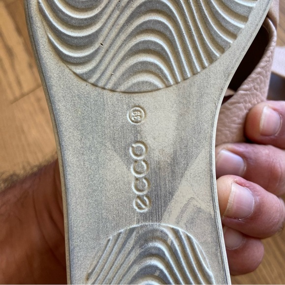 ECCO Touch Plateau Platform Criss Cross Slide Sandals Womens Sz 8 - Picture 8 of 11